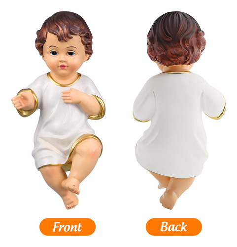 Miniestatua De Jesús Con Forma De Bebé, 1 Pieza, Adorno De S