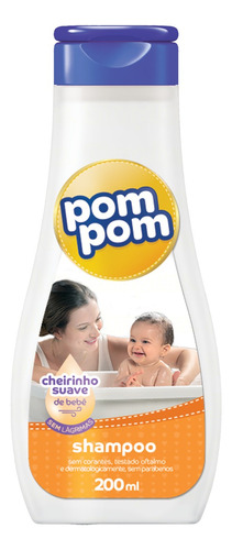 Shampoo Pom Pom de suave en frasco de 200mL
