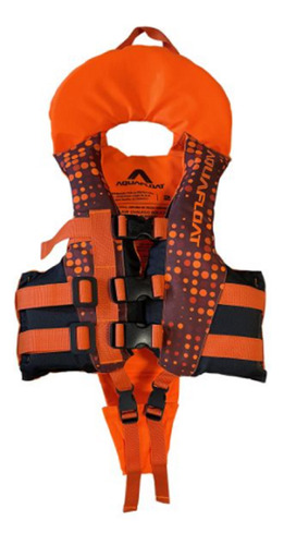 Chaleco Aquafloat Niño Ski Ribbon Naranja Fluor