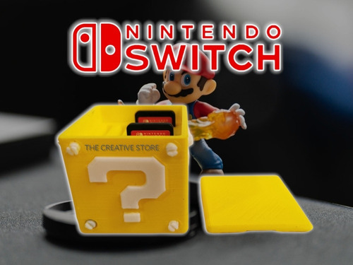 Cubo Super Mario Bros - Nintendo Switch - Porta Juegos.