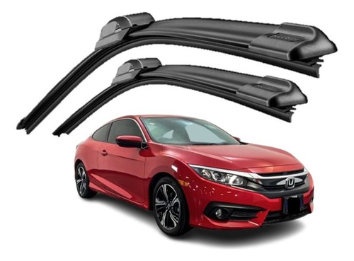 Kit Wipers Brx Honda Civic 2016 2017 18 2019 2020