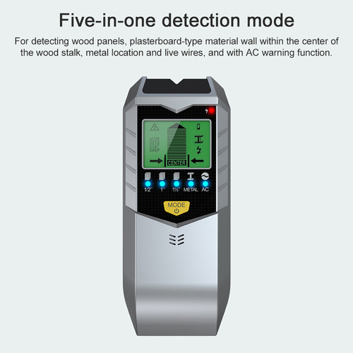 Detector De Metales Con Escáner De Pared Digital