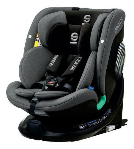 Silla De Auto Sparco Sk7000i Bebé Seguridad I-size Rapid Color Gris