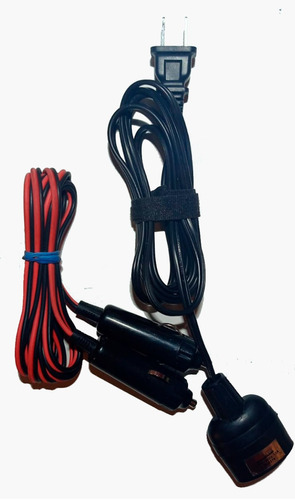 Cable De Carga Para Arrancador Sj1332 110v Y  12v De 1.5m 
