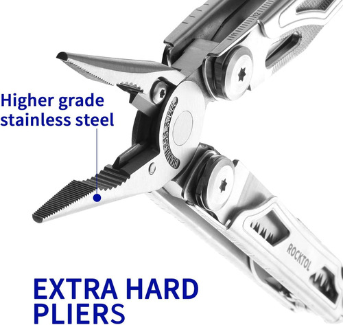 Multitool Pliers, 22 In 1 Stainless Steel Multi Tool