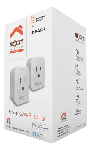 Enchufe Inteligente Smart Wifi Plug Nexxt - 2 Unidades