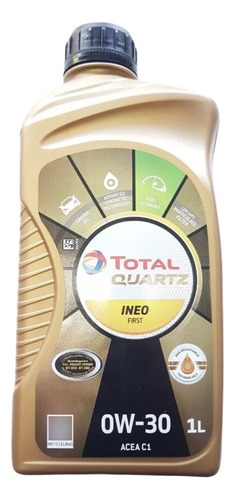 Aceite Total Ineo 1 Litros Para Citroen C3 1.6 Nafta 2016