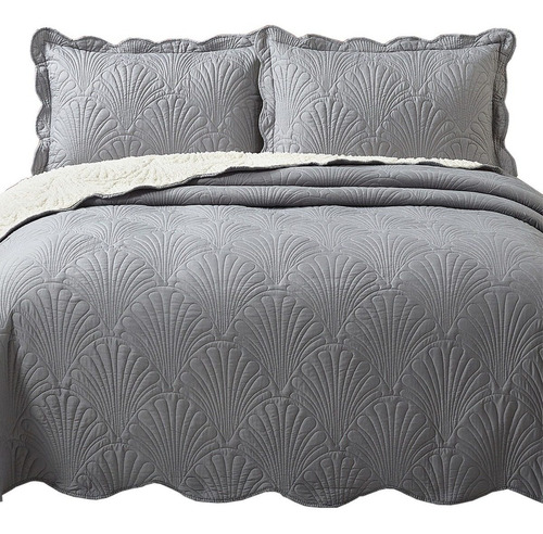 Quilt Sherpa 1,5 Plazas Cubrecama Colcha