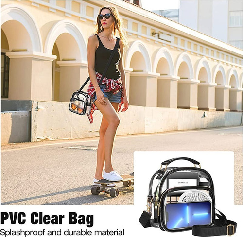 Mini Bolso Transparente Permitido Eventos Masivos Conciertos