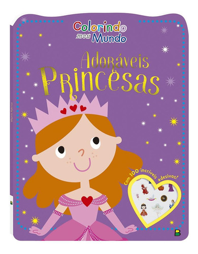 Colorindo Meu Mundo: Adoráveis Princesas, de Mammoth World. Editora Todolivro Distribuidora Ltda., capa mole em português, 2020