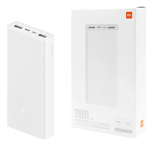 Power Bank Xiaomi 20000mah Blanco