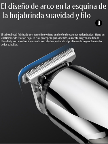 cortadora de cabello, afeitadora de nariz, orejas y cejas con cuchillas cerámicas afiladas, carga USB rápida, pantalla LED digital y diseño impermeable, Kit multifuncional 11 en 1