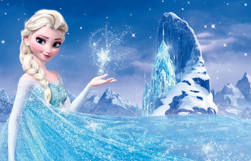 Frozen Princesa Elsa - Posters Adhesivos Gigantes