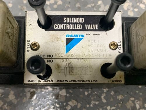 Daikin Ks0-g02-2da-30-n-cle Solenoid Valve Ks0g022da30n Ccg (Usado)