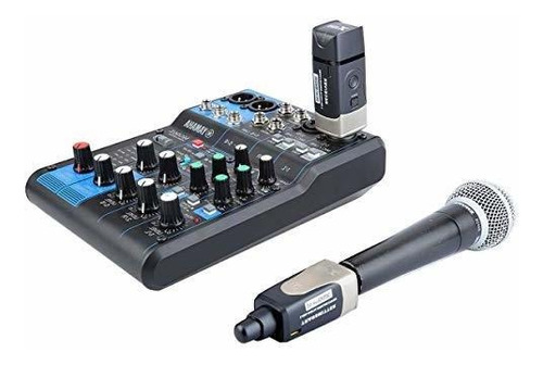 Inalambrico Microfono Audio Transmisor Xlr 2.4 Ghz Receptor