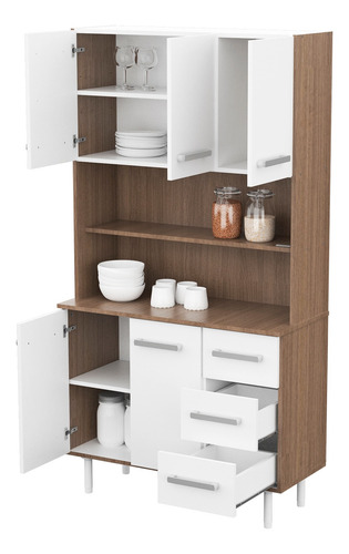 Mueble De Cocina Triplo Kit Blanco Mosconi Aparador
