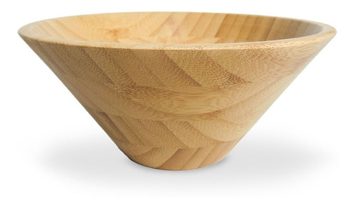 Bowl Ensaladera Conica Panera Bambu Calidad Premium 18 Cm