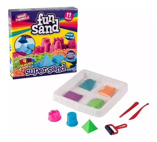 Set Arena Mágica Kinetic Sand Un Día en la Playa