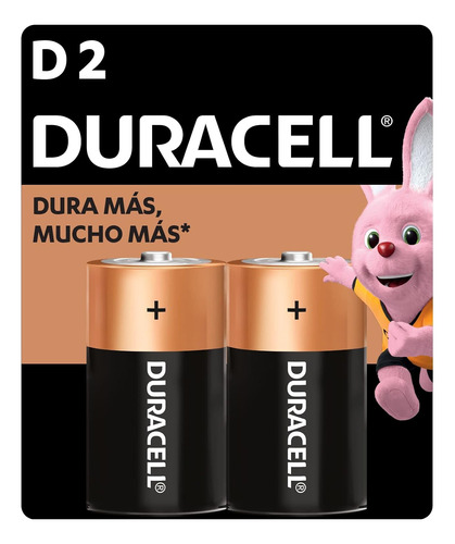 Duracell - Pilas D Alcalinas, Baterías D De Larga Duración