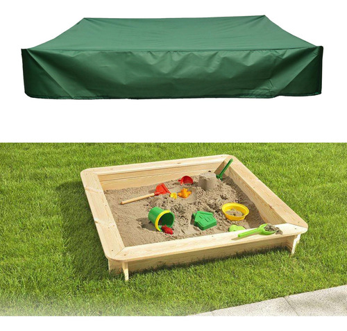 Caja De Arena Verde Cubierta A Prueba De Agua A 200x200cm