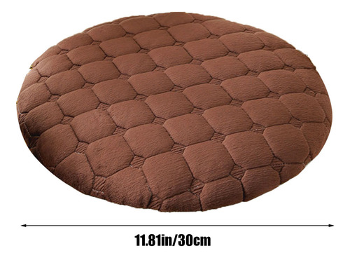Funda De Almohada Redonda De Felpa En Forma De C, Tatami, Co