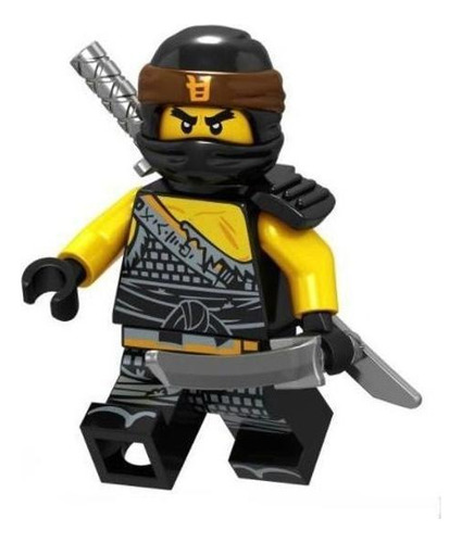 Boneco Blocos De Montar Cole Fight Combate Ninjago Ninja Go