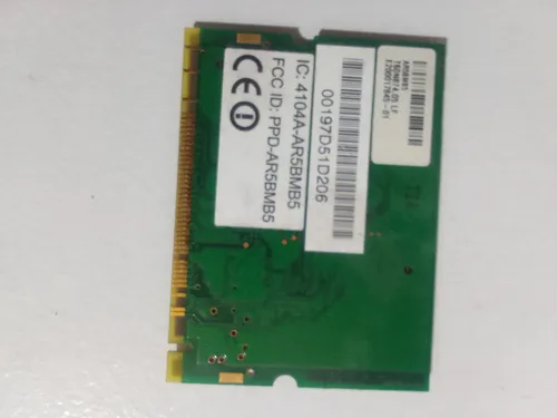 comprar Placa Wirelles Notebook Acer Aspire 5100 Funcionamento Ok