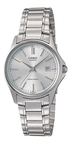 Reloj Casio Casio Fashion Ltp Cuarzo Mujer Color De La Correa Plateado Color Del Bisel Plateado