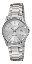Comprar Reloj Casio De Dama Modelo Ltp-1183 Metal Caratula Plateada Color de la correa Plateado Color del bisel Plateado Color del fondo Plateado