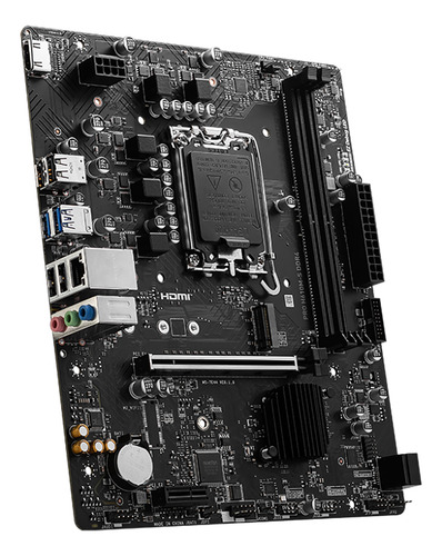 Tarjeta Madre Msi Pro H610m-s Ddr4 Lga1700 2x Ddr4 Micro Atx