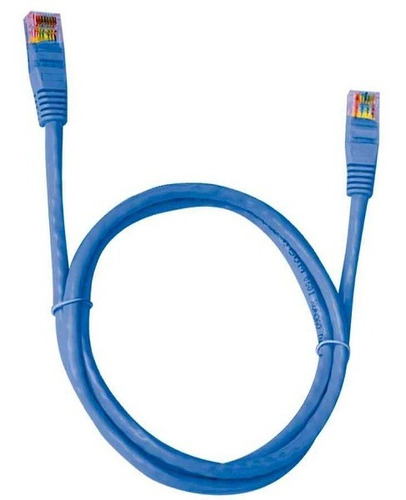 Cabo De Rede Cat.6 1.5m Pc-eth6u15bl Azul Patch Cord Plus