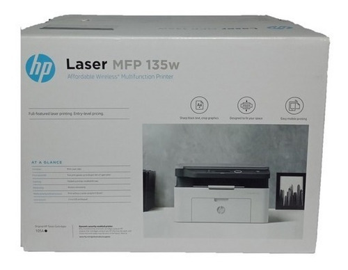 Imagen 3 de 5 de Impresora Multifuncion Hp Laser Mfp 135w Con Wifi 110