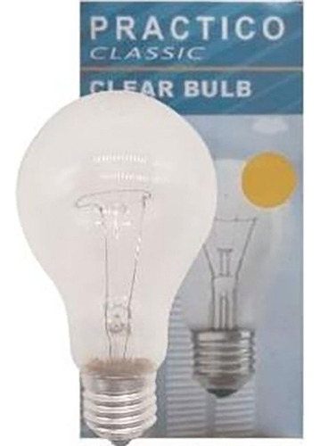 Bombillo Incandescente 75w E27 Prático Luz Cálida Garantía