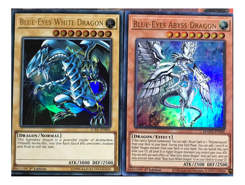 Combo Set Blue Eyes Blue Eyes Abyss Yu-gi-oh! Original Konam