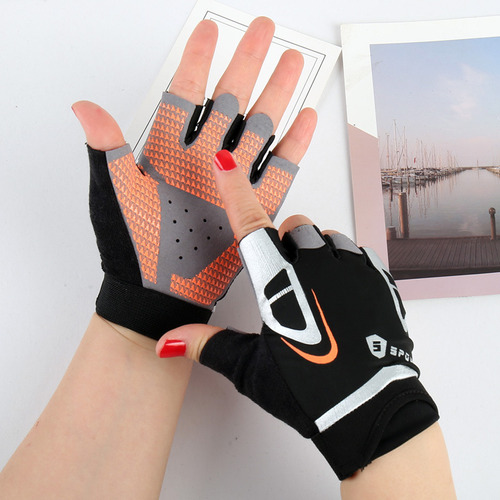 1 Par De Guantes De Ejercicio Antideslizantes Y Elásticos