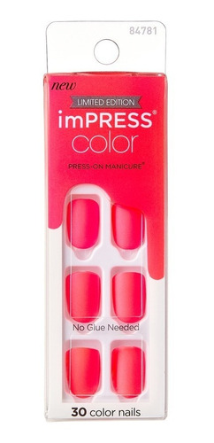 Impress Uñas Postizas Con Autoadhesivo X30 Novedad!