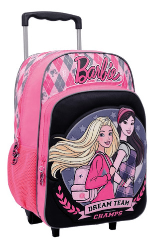 Mochila Carro Barbie 16 Color Negro