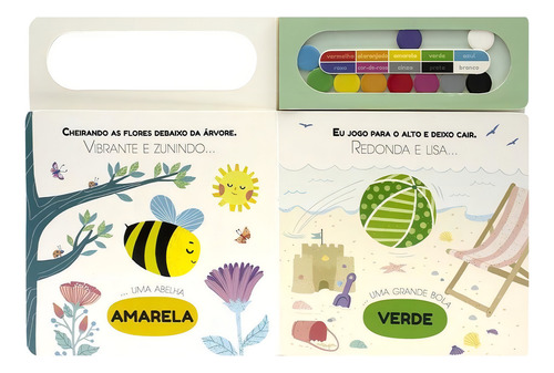 Deslize e combine: Cores?, de Autumn Publishing. Editorial Happy Books, capa dura em português, 2022