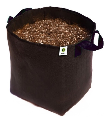 Maceta Tela Geotextil Eden 30 Litros Cultivo Up! Grow