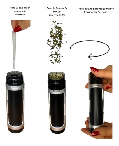Picador Grinder Molinillo Tabaco Celeste Lisa