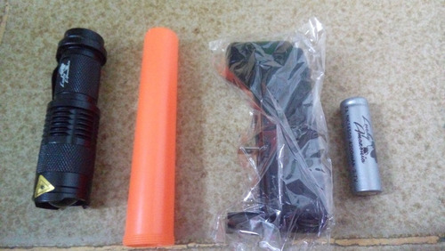 Mini Lanterna De Led Policial 240000 Lumens, A Prova Água