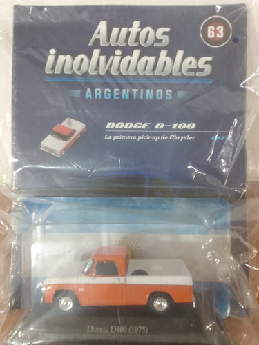 Inolvidables Argentinos N°63 Revista+ Auto Dodge D-100 