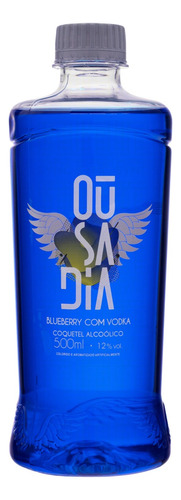 Coquetel Alcoólico Blueberry com Vodka Ousadia Garrafa 500ml