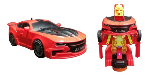 Transformers A Camaro Luces Sonido Robot T Carro