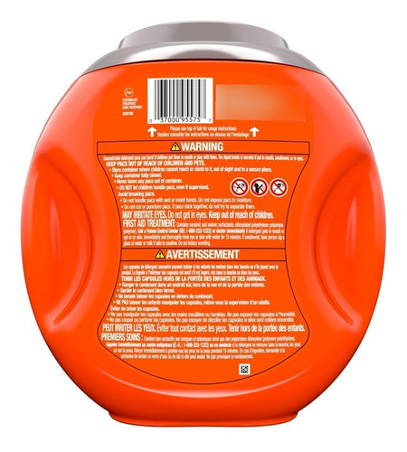 Imagen 2 de 5 de Detergente En Cápsulas Tide Pods Sport Con Febreze 54u