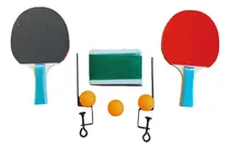 Comprar Kit Tênis Mesa Ping Pong 2 Raquetes 3 Bolas Rede Ajustavel