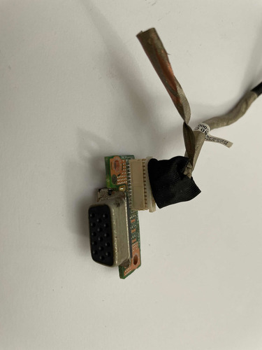 Conector Vga Com Cabo Flat Original Para Notebook Asus N53ta (Usado)