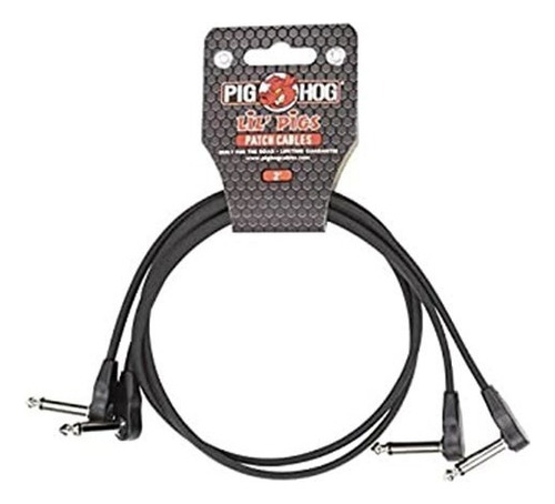 Pig Hog Phlsk2bk Cable Parcheo 60 Cm P/pedales 2 Pzas Patch