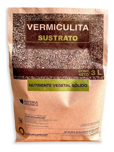 Sustrato Vermiculita - Bolsa De 3 Litros