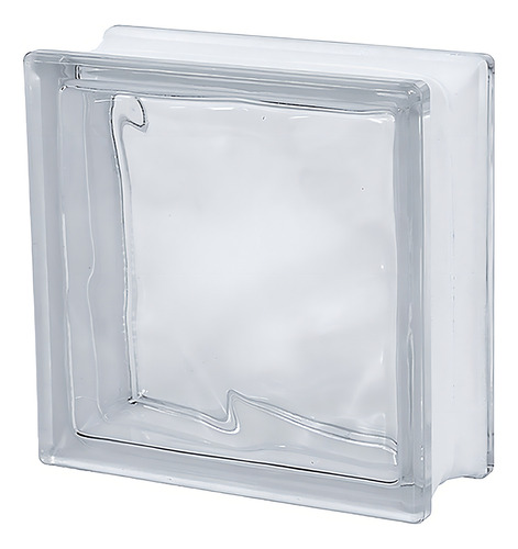 kit 6 Tijolo de Vidro 19x19 ondulado conforto visual bloco incolor
